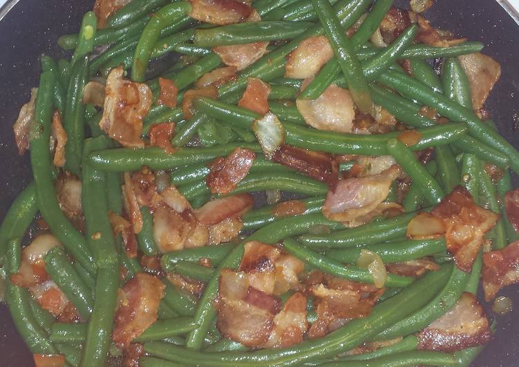 Simple Way to Prepare Super Quick Homemade Bomb Ass Green Beans