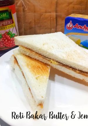 Gambar Roti bakar & jem