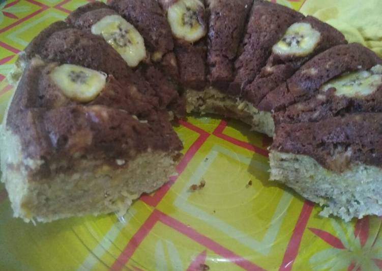 Bolu Pisang Coklat Kukus