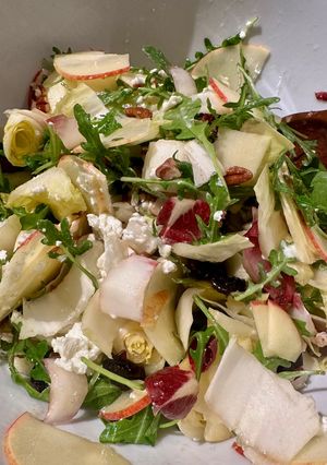 A picture of Endive and Apple Salad.