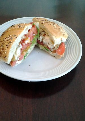 A picture of Tilapia fillet BLT.