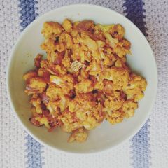 Cauliflower Poriyal / Gobi masala: A picture of Cauliflower Poriyal / Gobi masala:.