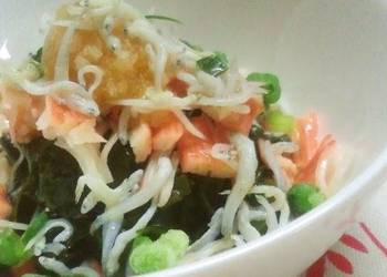 Easiest Way to Make Appetizing Seafood  Wakame Seaweed Salad