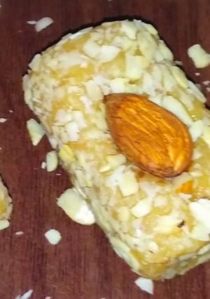 A picture of Almond burfi.