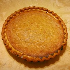 A picture of Mr. Spock's Mississippi Sweet Potato Pie.