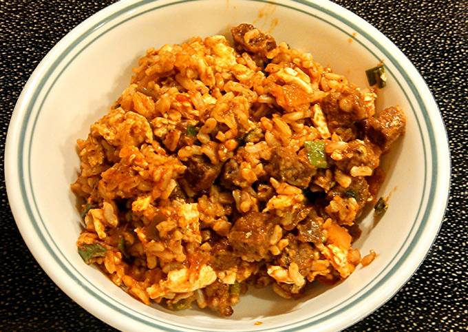 Recipe of Any-night-of-the-week Fried Rice (Breakfast Style)