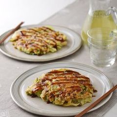 A picture of Tofu and Natto Chewy Okonomiyaki.