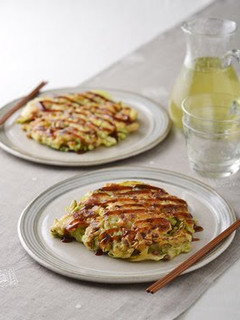 A picture of Tofu and Natto Chewy Okonomiyaki.