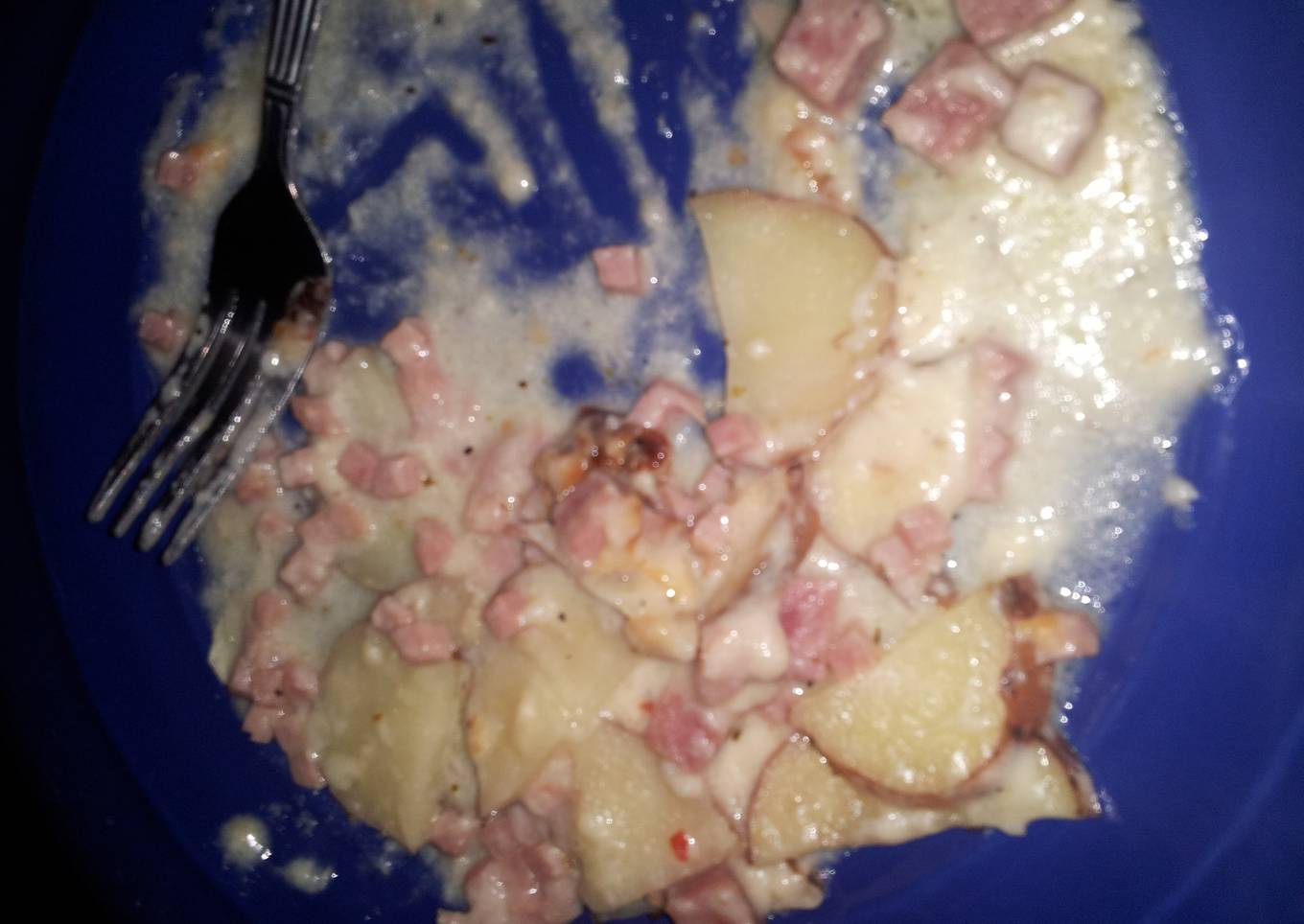Cheesy Ham and Potatoes