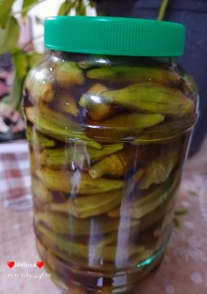 عکسی از دستور 🌺ترشی بامیه🌺