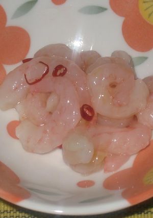 A picture of Salt-Cured Sweet Shrimp.