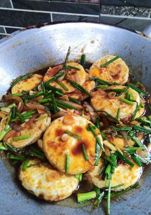 Foto resep Telor ceplok saos lada hitam