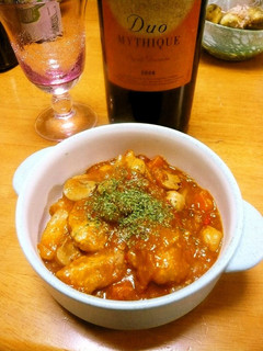 A picture of Tomato Stew with Pork Filet and Beans.