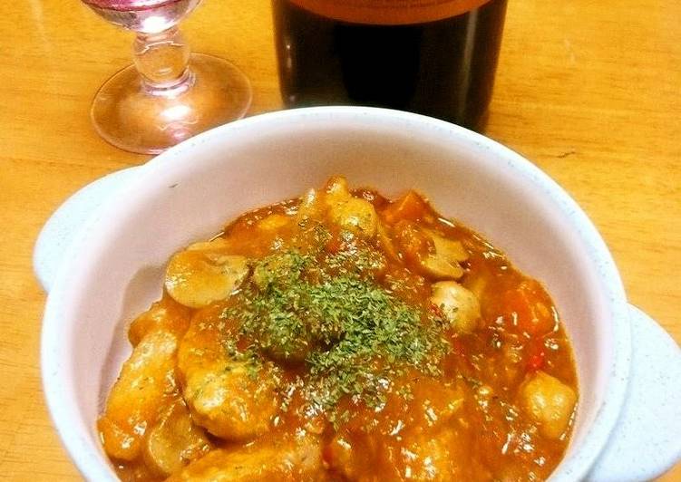 Tomato Stew with Pork Filet and Beans