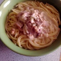 A picture of Spaghetti Carbonara.