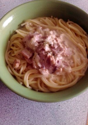 A picture of Spaghetti Carbonara.