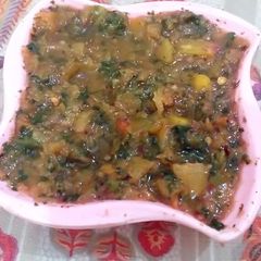 A picture of Aroo ki chutney.