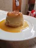 Flan en taza al microondas