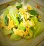 Easy Steps Make Recipes Speedy Side Dish! Bok Choy and Egg Stir Fry with Ginger the Delicious Perfect.