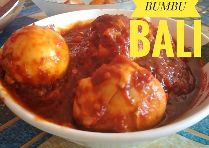 Bagaimana mengolah Telur Bumbu Bali yang Lezat