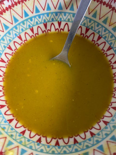 Una foto de Sopa-crema de caldo con verdura