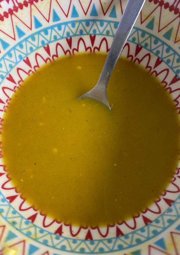 Una foto de Sopa-crema de caldo con verdura