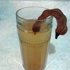 A picture of agua de tamarindo.