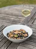 Tagliolini al nero di seppia con granchio – Venetian squid ink tagliolini with crab