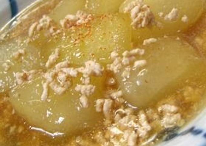 *Winter Melon Chicken Soboro Ankake*