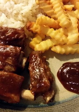 A picture of Baked BBQ Spare Ribs.