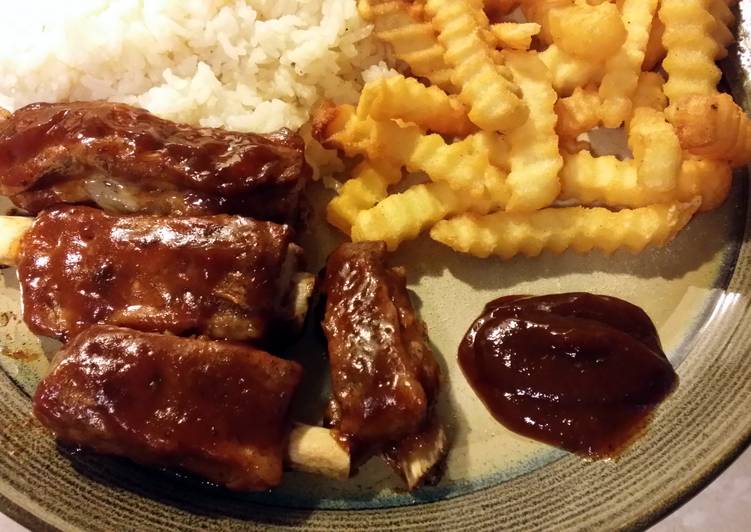 Baked BBQ Spare Ribs