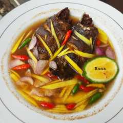 A picture of Cacapan Mangga Papuyu Bakar/ Goreng Khas Banjar.