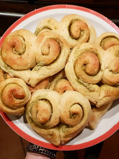 Foto di Girelle di pan brioche al pistacchio