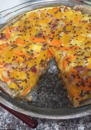 Una foto de Tarta de masa integral y calabaza