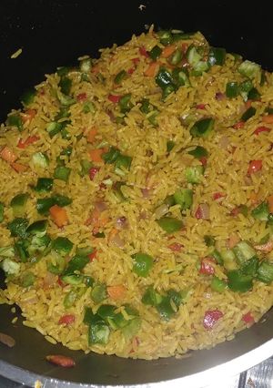 A picture of Vegetable fried rice.