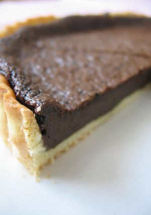 A picture of Butter-free Chocolate Tart.