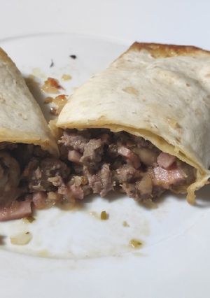 Una foto de Fajitas de jamón York