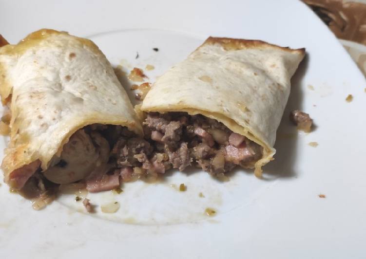 Fajitas de jamón York