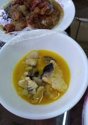 Hình của món Cá lăng sốt cam.