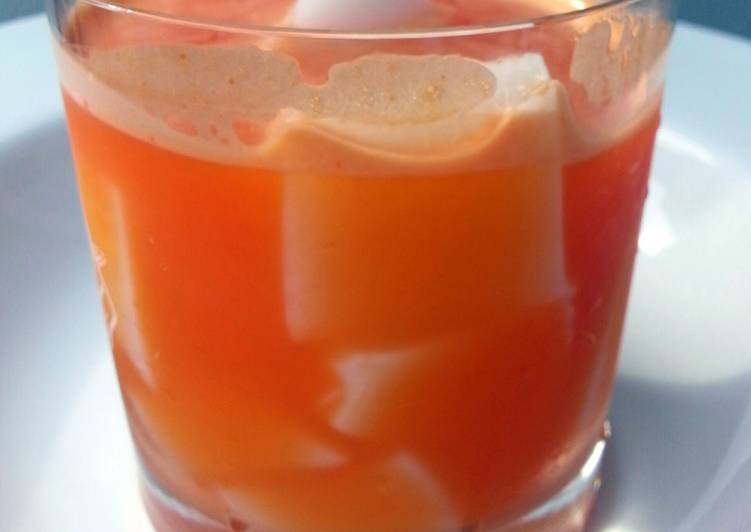 Simple Way to Make Homemade Carrot And Orange Juice With Coconut Jello