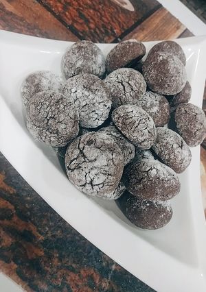 عکسی از دستور کوکی ترک دار شکلاتی