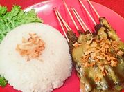 Gambar sate daging kurban teflon