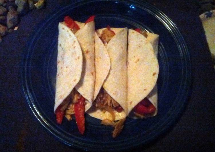 Chicken fajitas