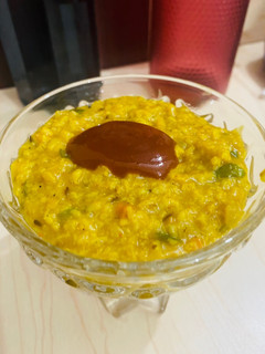 A picture of Masala oats.