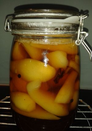 A picture of Pickled Pears.