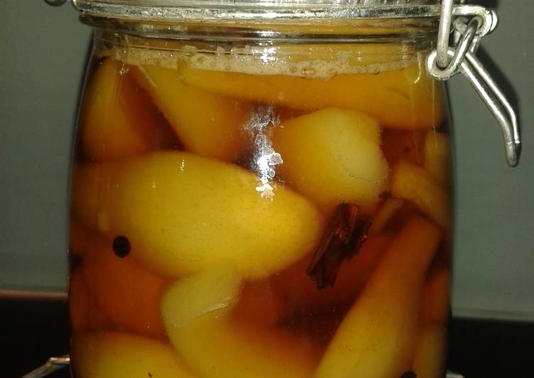 Recipe of Speedy Pickled Pears