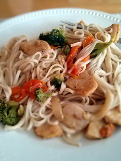 A picture of Chicken Chow Mein With Vegetables 🍜.