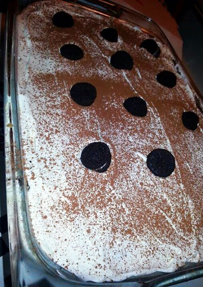 A picture of Oreo Tiramisu.