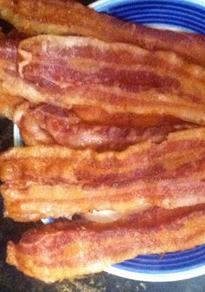 A picture of Easy Peasy Bacon.