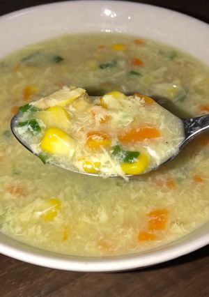 Foto resep Sup Jagung Oriental
